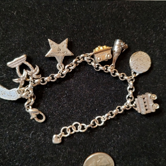 Brighton State of California Charm Bracelet Silver Plated! - Picture 5 of 14